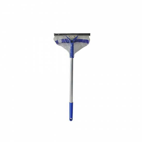 Rodo Combinado Limpa Vidros 25cm Bralimpia com Cabo Rodo Combinado Limpa Vidros 25cm Bralimpia com Cabo