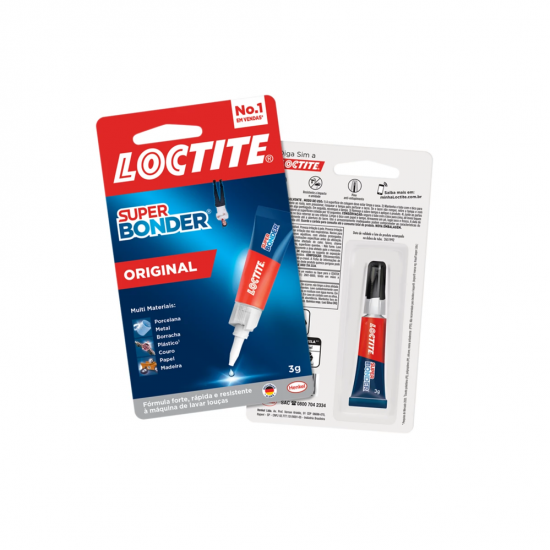 Cola Super Bonder Loctite Original 3g Cola Super Bonder Loctite Original 3g