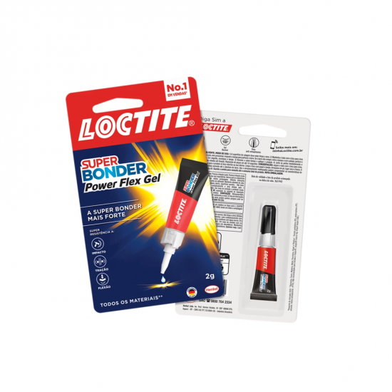 Cola Super Bonder Loctite Power Flex Gel 2g Cola Super Bonder Loctite Power Flex Gel 2g