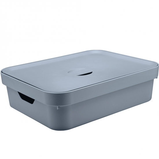 Caixa Organizadora <Ou> Cube 16L Azul Glacial 
