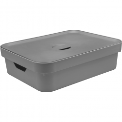 Caixa Organizadora <Ou> Cube 16L Chumbo Caixa Organizadora <Ou> Cube 16L Chumbo