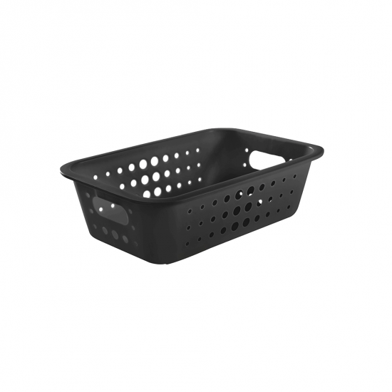Cesto Organizador <Ou> Média Baixa 3,3L Preto Cesto Organizador <Ou> Média Baixa 3,3L Preto