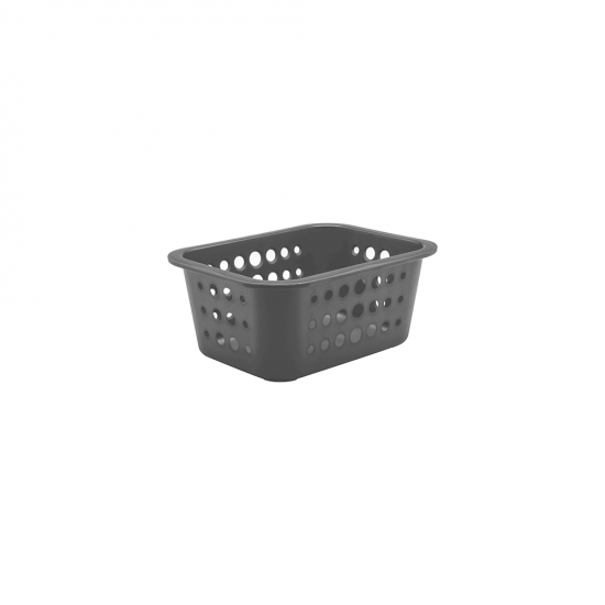 Cesto Organizador <Ou> Pequeno 1,5L Chumbo Cesto Organizador <Ou> Pequeno 1,5L Chumbo