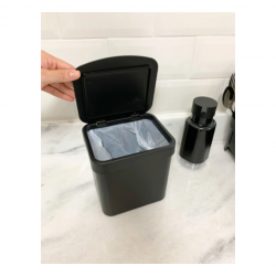 Lixeira para Pia de Cozinha 4,7L <Ou> Preta Lixeira para Pia de Cozinha 4,7L <Ou> Preta