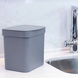 Lixeira para Pia de Cozinha 4,7L <Ou>  Branco Lixeira para Pia de Cozinha 4,7L <Ou>  Branco