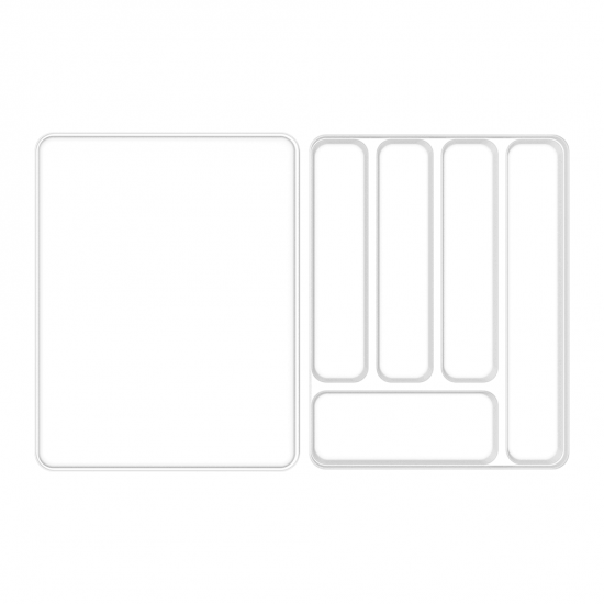 Organizador de Talheres com Tampa <Ou> Natural Organizador de Talheres com Tampa <Ou> Natural