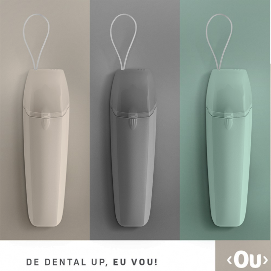 Porta Escova de Dente Viagem <Ou> Preto