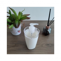 Porta Sabonete Líquido <Ou> Tule 350mL Preta