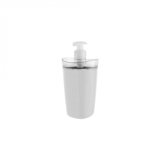 Porta Sabonete Líquido 350mL <Ou> Tule Branco Porta Sabonete Líquido 350mL <Ou> Tule Branco
