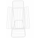 Varal de Chão de Aço com 4 Abas Maxeb Branco Varal de Chão de Aço com 4 Abas Maxeb Branco