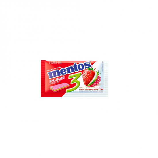 Goma de Mascar Mentos 8,5g Pure Fruit 3 Goma de Mascar Mentos 8,5g Pure Fruit 3