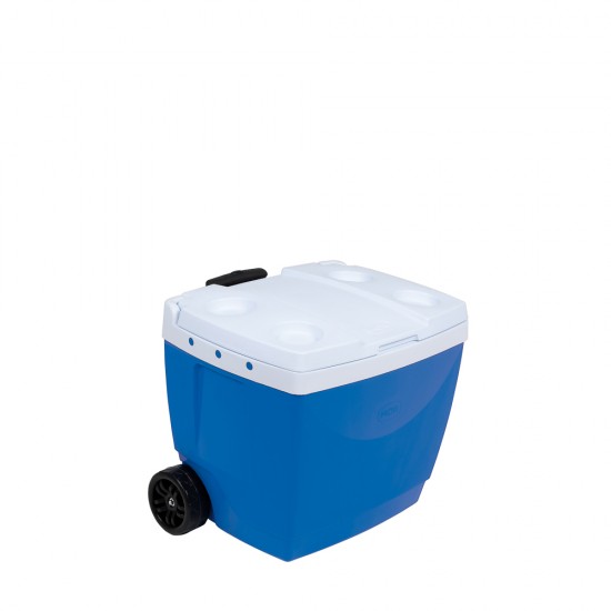 Caixa Térmica MOR com Rodas 42L Azul Caixa Térmica MOR com Rodas 42L Azul