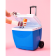 Caixa Térmica MOR com Rodas 42L Azul Caixa Térmica MOR com Rodas 42L Azul