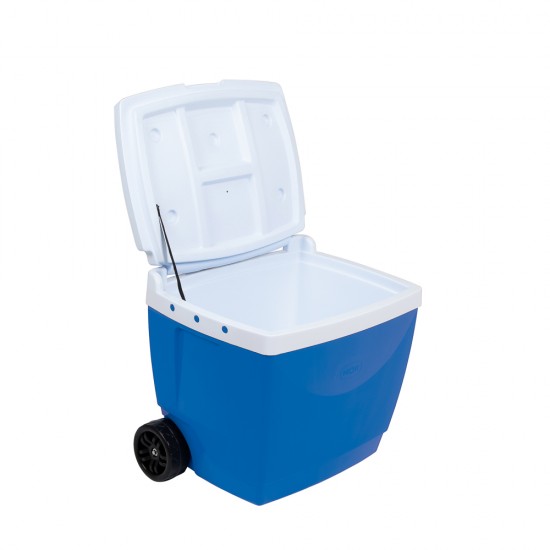 Caixa Térmica MOR com Rodas 42L Azul Caixa Térmica MOR com Rodas 42L Azul