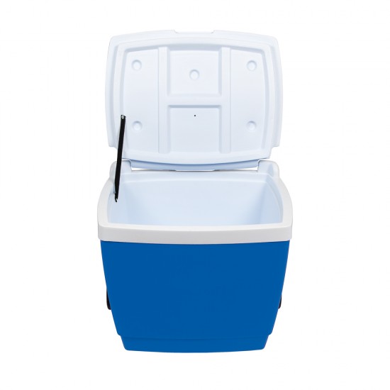 Caixa Térmica MOR com Rodas 42L Azul Caixa Térmica MOR com Rodas 42L Azul