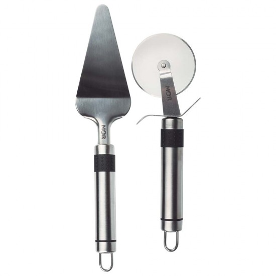Conjunto para Pizza de Inox MOR com 2 peças