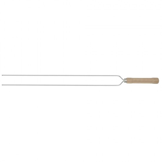 Espeto para Churrasco Duplo 65cm MOR