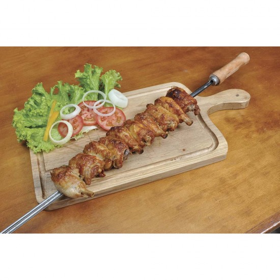 Espeto para Churrasco Simples 65cm MOR Espeto para Churrasco Simples 65cm MOR