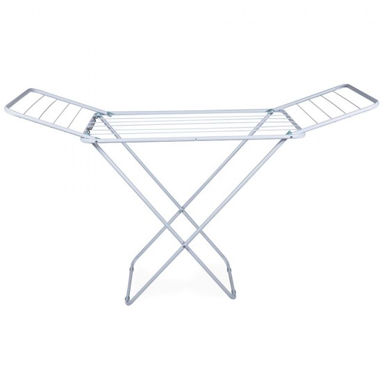 Varal de Chão de Aço com Abas MOR Slim Branco Varal de Chão de Aço com Abas MOR Slim Branco