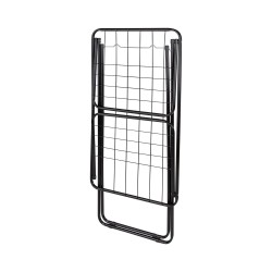 Varal de Chão de Aço com Abas MOR Slim Preto