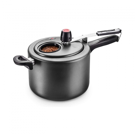 Panela de Pressão Antiaderente 4,5L com Visor MTA Exclusive Grafite 