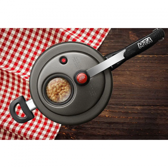 Panela de Pressão Antiaderente 4,5L com Visor MTA Exclusive Grafite 