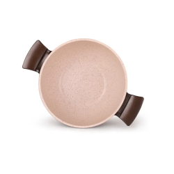 Caçarola de Indução Cerâmica 2,4L Belga MTA Ceramic Flon 20cm  Caçarola de Indução Cerâmica 2,4L Belga MTA Ceramic Flon 20cm