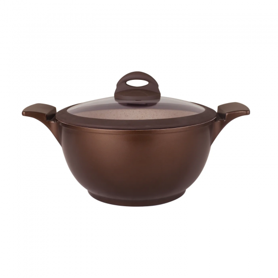 Caçarola de Indução Cerâmica 4,3L Belga MTA Ceramic Flon 24cm 