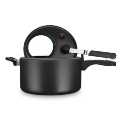 Panela de Pressão Antiaderente 8L com Visor MTA Preta 