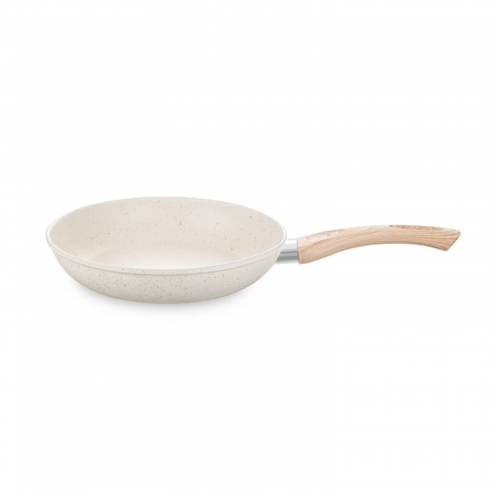 Frigideira de Indução Cerâmica Carmela Vanilla 1,4L MTA Ceramic Flon 22cm 