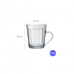 Caneca de Vidro 270mL Nadir Americano 