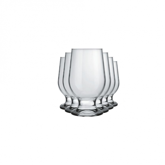 Conjunto Copo Taça de Vidro 300mL Nadir Paulista com 6 unid. Conjunto Copo Taça de Vidro 300mL Nadir Paulista com 6 unid.
