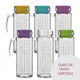 Jarra de Vidro 1,2L Nadir Ladrilho Colorex Jarra de Vidro 1,2L Nadir Ladrilho Colorex
