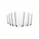 Jogo de Copo de Vidro 265mL Nadir Ginga com 6 peças Jogo de Copo de Vidro 265mL Nadir Ginga com 6 peças