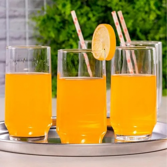 Jogo de Copo de Vidro 410mL Nadir Lights com 6 peças Jogo de Copo de Vidro 410mL Nadir Lights com 6 peças