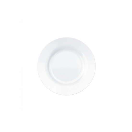 Prato de Vidro Sobremesa 19cm Duralex Opaline Menu Branco Prato de Vidro Sobremesa 19cm Duralex Opaline Menu Branco
