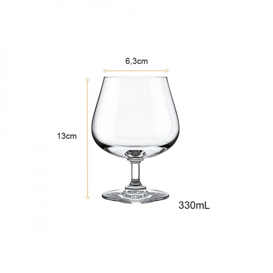 Taça de Vidro Conhaque 330mL Nadir Windson Taça de Vidro Conhaque 330mL Nadir Windson