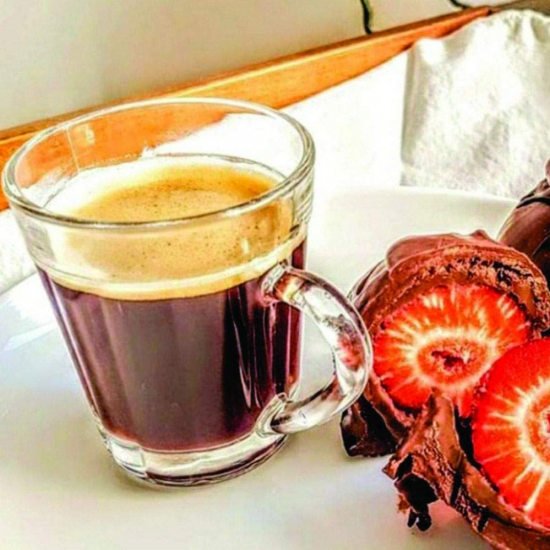 Xícara de Vidro 90mL Nadir Americano Xícara de Vidro 90mL Nadir Americano