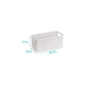 Cesto Organizador Nitron Juta Pequeno Branco Cesto Organizador Nitron Juta Pequeno Branco