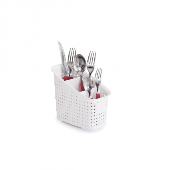 Organizador Multiuso Nitron Rattan Branco Organizador Multiuso Nitron Rattan Branco