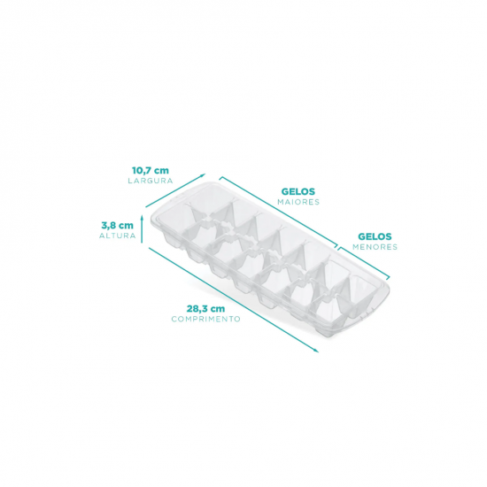 Forma para Gelo Nitron com 1 unid. Forma para Gelo Nitron com 1 unid.