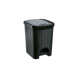 Lixeira com Pedal 12L Nitron Vime Preta