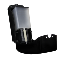 Dispenser Saboneteira com Reservatório Nobre Preta Dispenser Saboneteira com Reservatório Nobre Preta