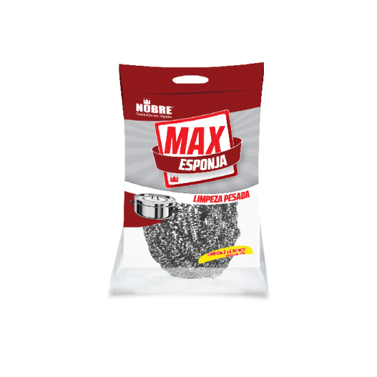 Esponja de Aço Inox Nobre Limpeza Pesada Esponja de Aço Inox Nobre Limpeza Pesada