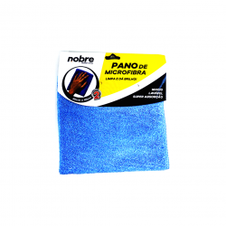 Pano de Microfibra 40x40cm Nobre Azul com 2 unid.