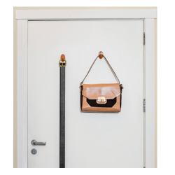 Gancho Adesivo Pequeno Madeira Ordene Aplik com 4 unid.