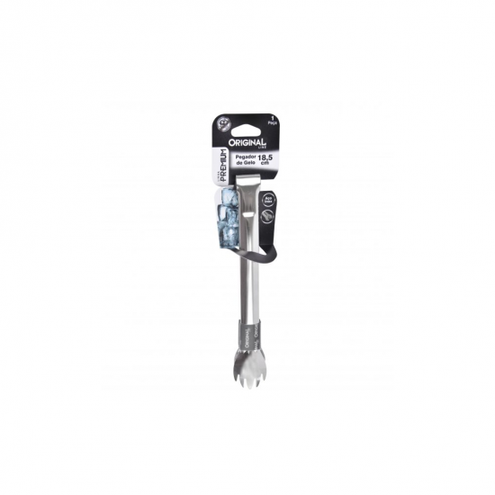 Pegador de Gelo Inox Original Line 18,5cm Pegador de Gelo Inox Original Line 18,5cm