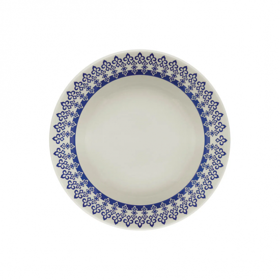 Prato de Louça Fundo 21,5cm Biona Grécia Prato de Louça Fundo 21,5cm Biona Grécia
