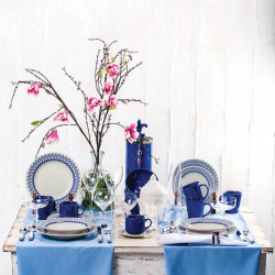 Prato de Louça Raso 24cm Biona Grécia Prato de Louça Raso 24cm Biona Grécia