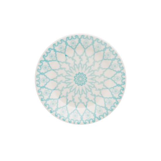 Prato de Louça para Sobremesa 18cm Biona Mandala Prato de Louça para Sobremesa 18cm Biona Mandala